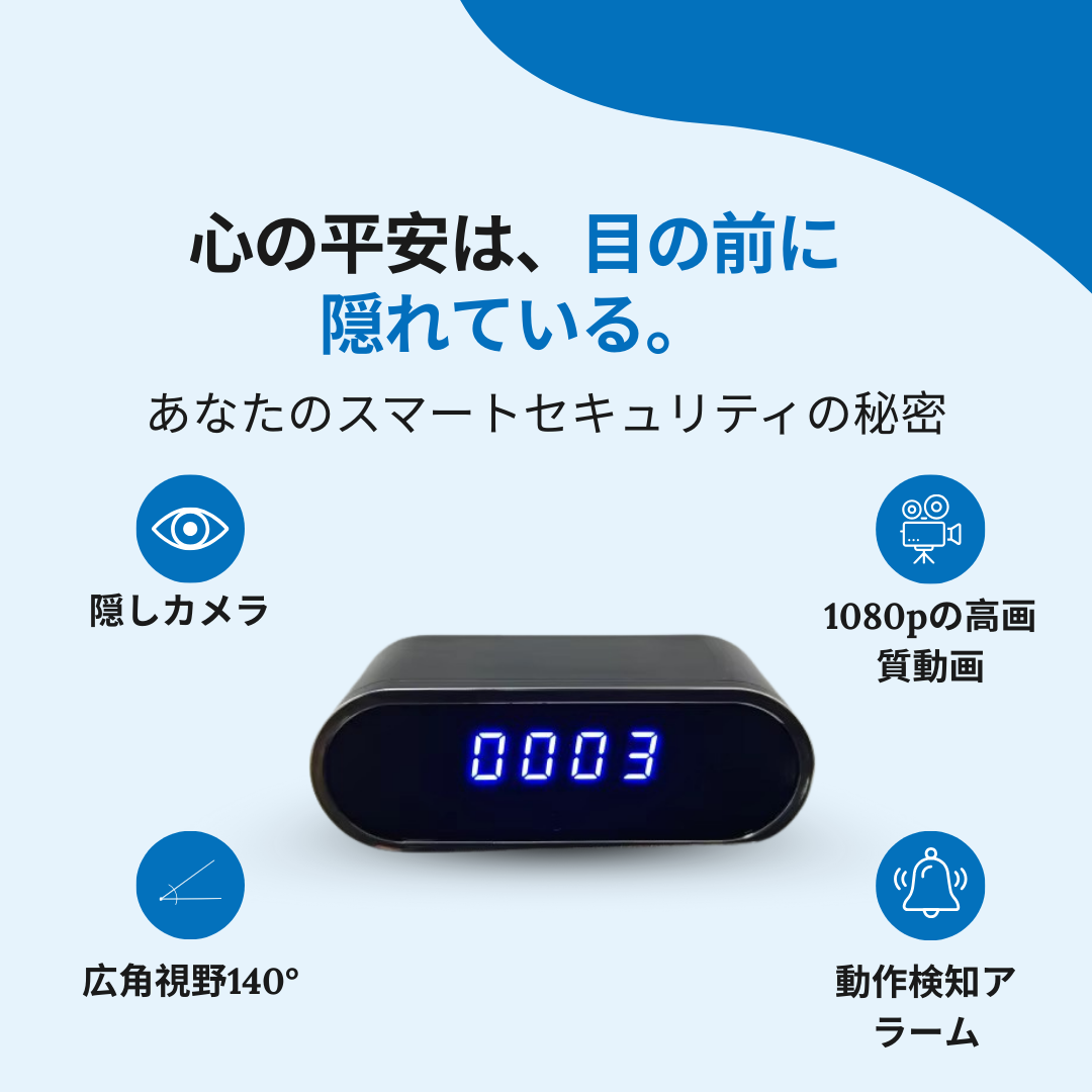 マスクされた目™ — セーフビュー監視時計