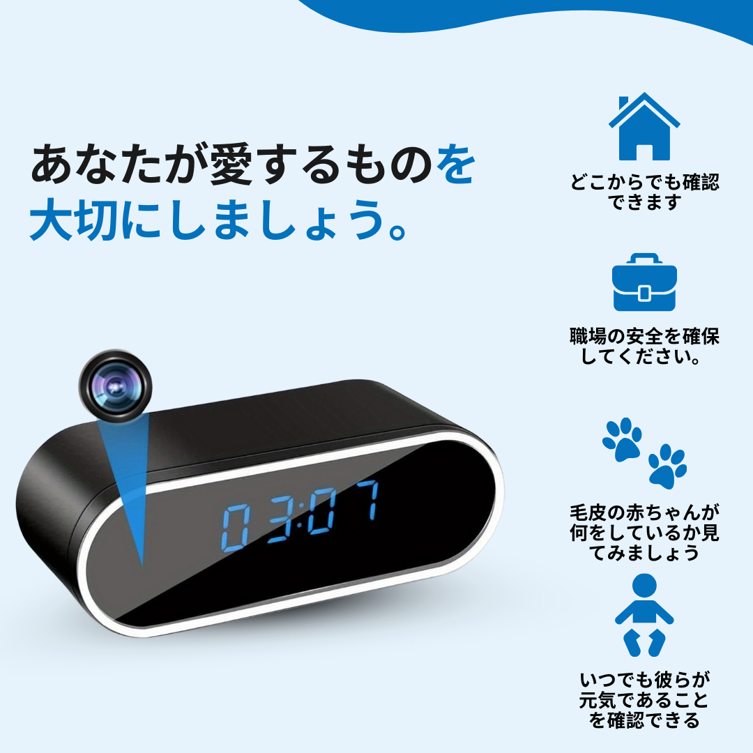 マスクされた目™ — セーフビュー監視時計