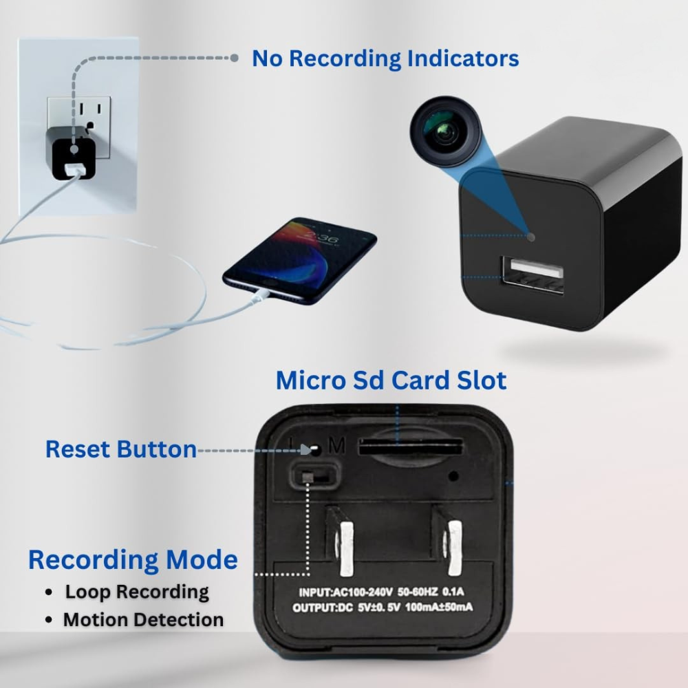 監視用USB充電器